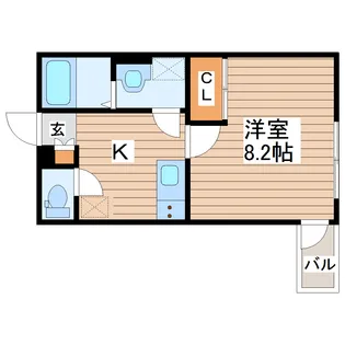 アーデン木ノ下【1階】の間取り