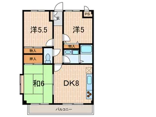 サンシャイン宮吉【2階】の間取り