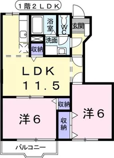 PlaineII【1階】の間取り
