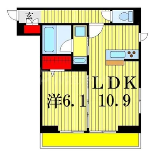 ウィル【3階】の間取り
