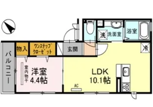 リッシュ・クレール【3階】の間取り