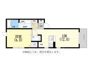 村田ハイツN【1階】の間取り