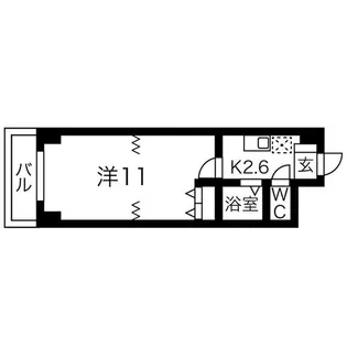 パブリックサイド71【4階】の間取り