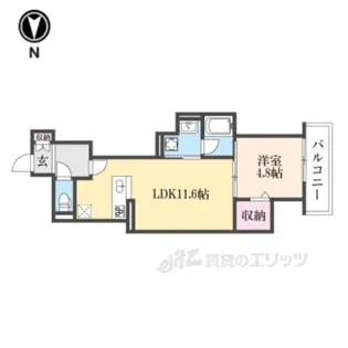 PISO丹波口【2階】の間取り