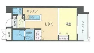Duo県庁前【5階】の間取り