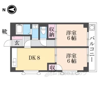 ラグゼコート伊丹【3階】の間取り