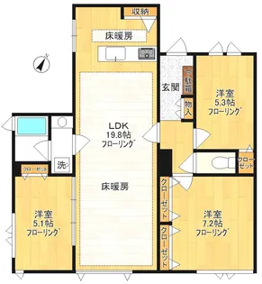 凛樹【1階】の間取り