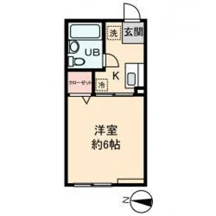 イッセー【2階】の間取り