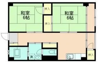 追浜会館共同ビルA棟【3階】の間取り