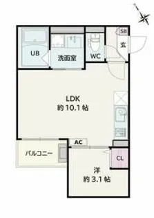 Jack koyoI【3階】の間取り
