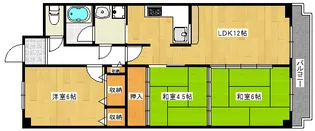 ビシャンテ住吉【2階】の間取り