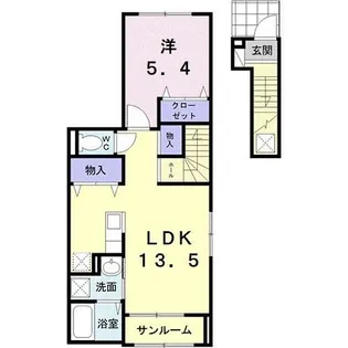 セイリング【2階】の間取り