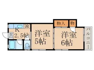 サニ-ハイツ【1階】の間取り