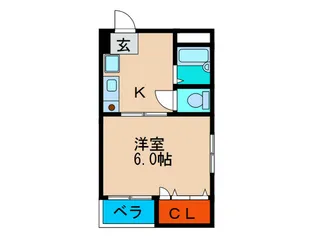 エステ-ト塚本【2階】の間取り