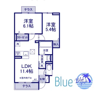 REHEIM【2階】の間取り