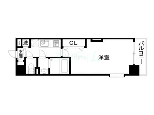 Luxe京都西大路【6階】の間取り