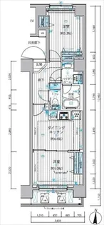 メインステージ錦糸町VIII【2階】の間取り