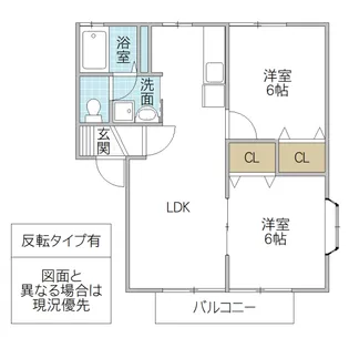 ☆サニーコーポ 2【1階】の間取り
