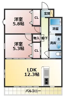 Liberty21【2階】の間取り