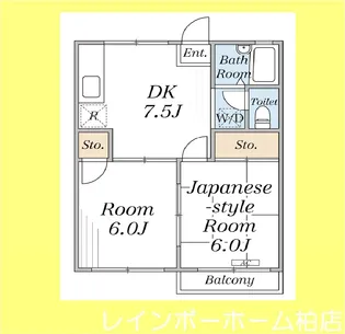 KDコーポ【2階】の間取り