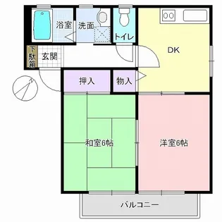 メインストリート壱番館【2階】の間取り
