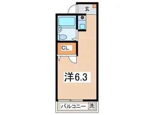グリ-ンハウス綱島【1階】の間取り
