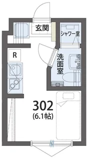 【初期費用26万円以下】SiestaVilla平和台Contemuse【3階】の間取り