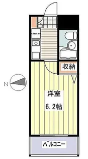 プラティーク上北沢【1階】の間取り