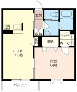 リラフォート【1階】の間取り