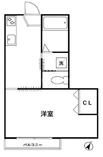 サニーハイツ【2階】の間取り