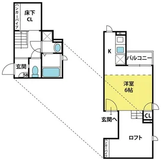 CB大宮グロース【1階】の間取り