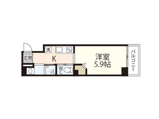 LE DOME府中【3階】の間取り