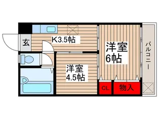 石川コーポ【1階】の間取り
