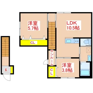 Link【2階】の間取り