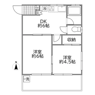 永福サープラス【1階】の間取り