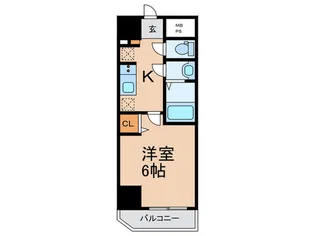 K-FRONT【8階】の間取り