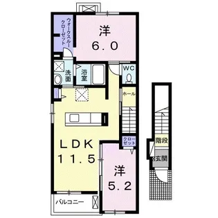 シャルマンコート太田 K【2階】の間取り
