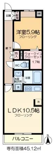 Eisen Fer亀有【3階】の間取り