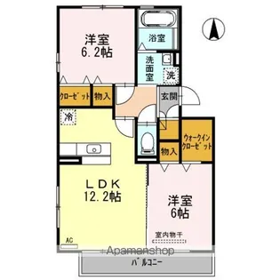 レジデンスY【2階】の間取り