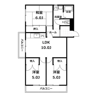 フラット東海【2階】の間取り
