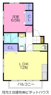 TWINS M-1【2階】の間取り