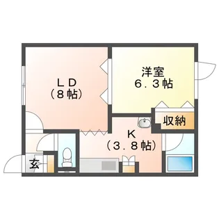 レインボーハウス永福No.26【2階】の間取り