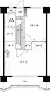 松橋マンション【2階】の間取り