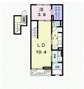 ブリーゼ【4階】の間取り