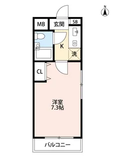 ワコーレ西台【3階】の間取り
