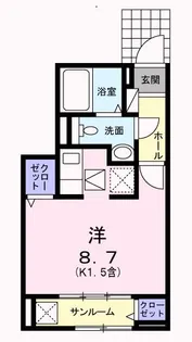 コンフォーティア・メゾン【1階】の間取り