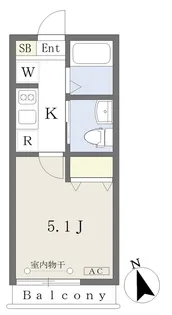 八景舎 方南町【2階】の間取り