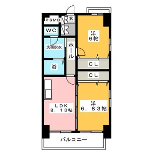 ソレイユ No.1【2階】の間取り