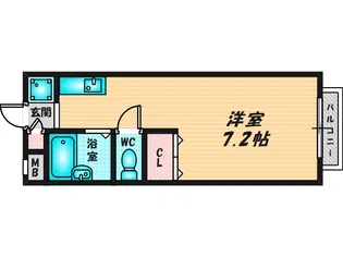 ビオス中小阪【1階】の間取り