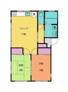 ビューパレーMS【2階】の間取り